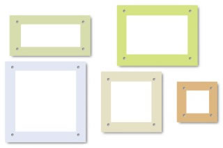 Heidi Grace Designs - Day Dreamer Pocket Frames  (sold in 3's)